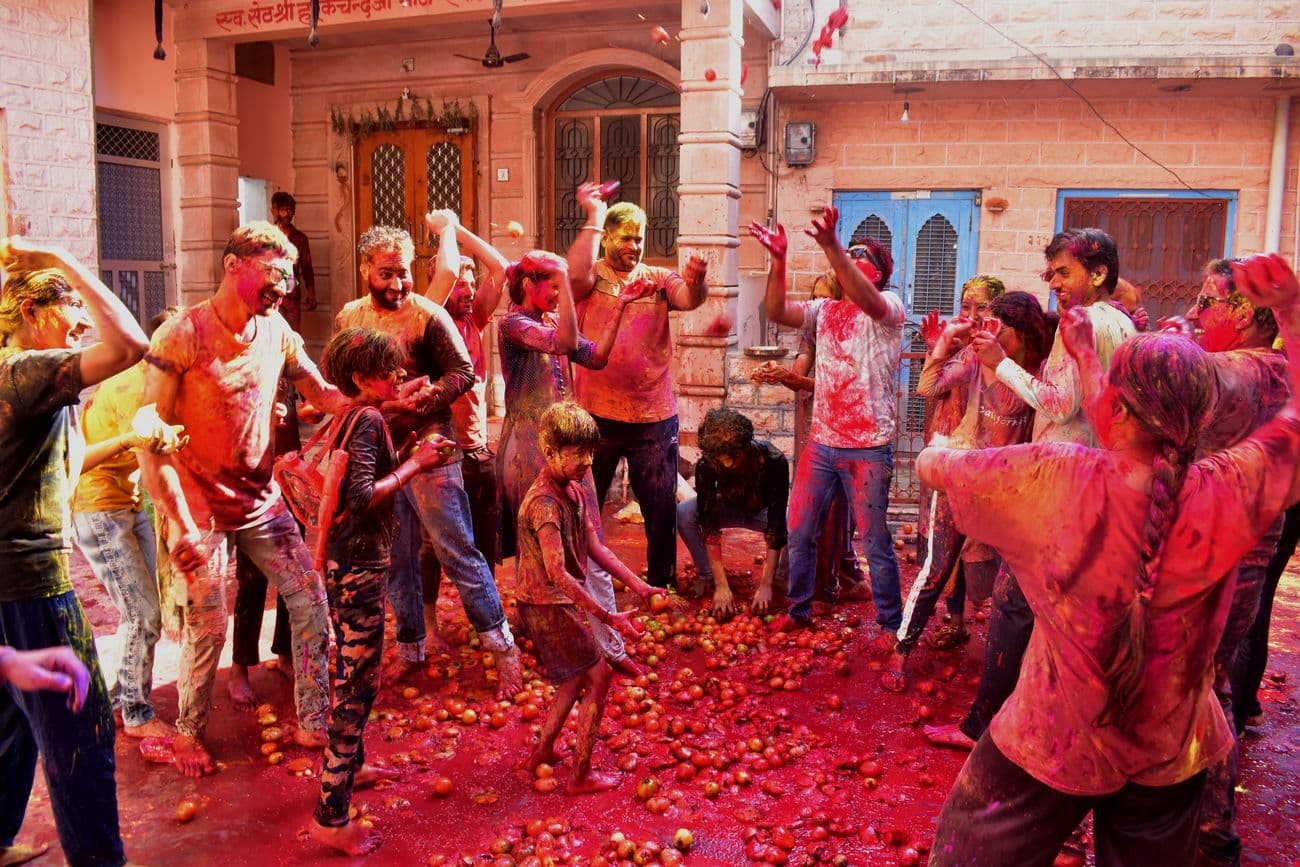 Every body and mind drenched in showers of colors