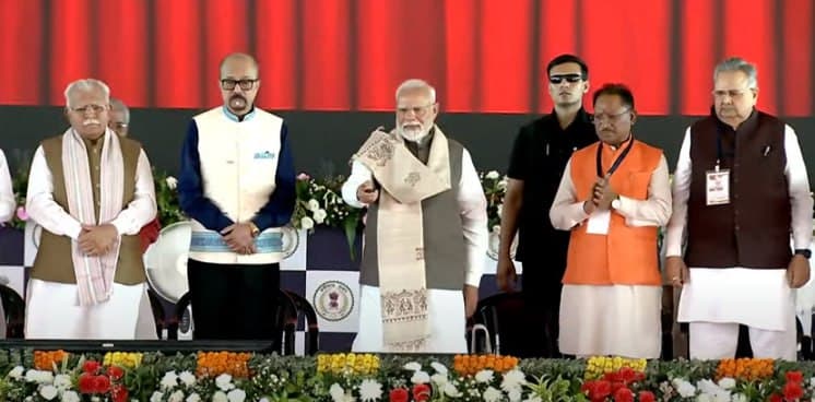 PM Modi छत्तीसगढ़ में कई योजनाओं का करेंगे लोकार्पण और शिलान्यास, देखें Photo..