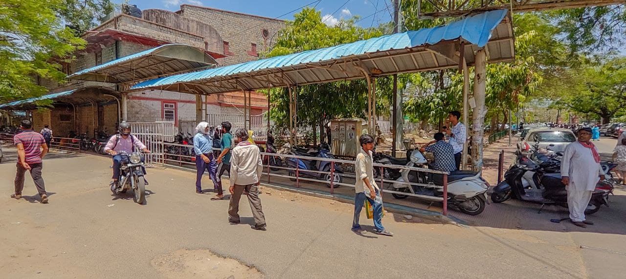 Walk way in sms hospital 