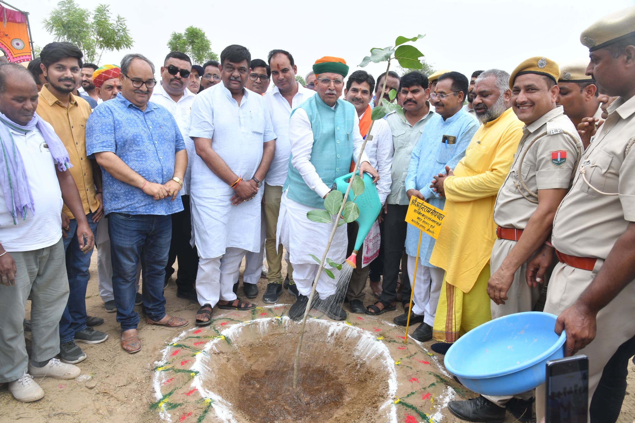Inauguration of Luv Kush Vatika
