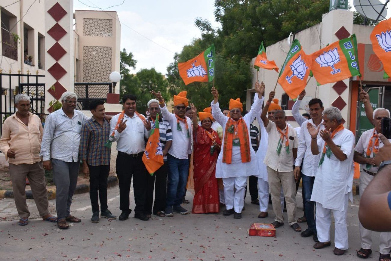 Political drama of Nagaur Municipal Council: BJP takes out procession on the victory of Chairman Bothra