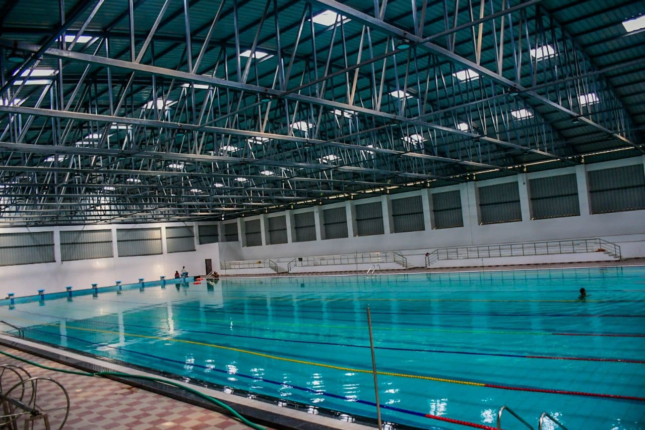 Swimming pool at chogan stadium 