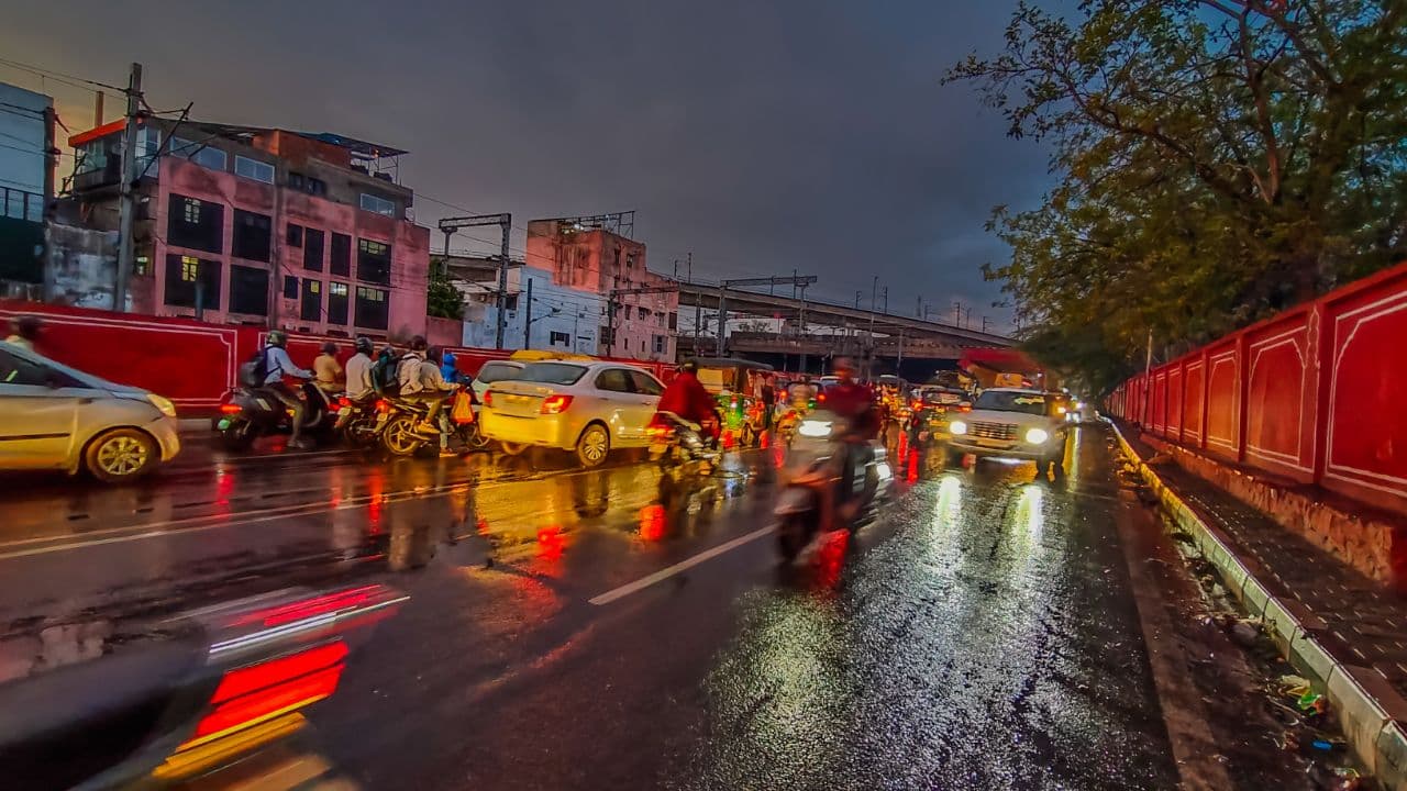 Rainy day in jaipur 