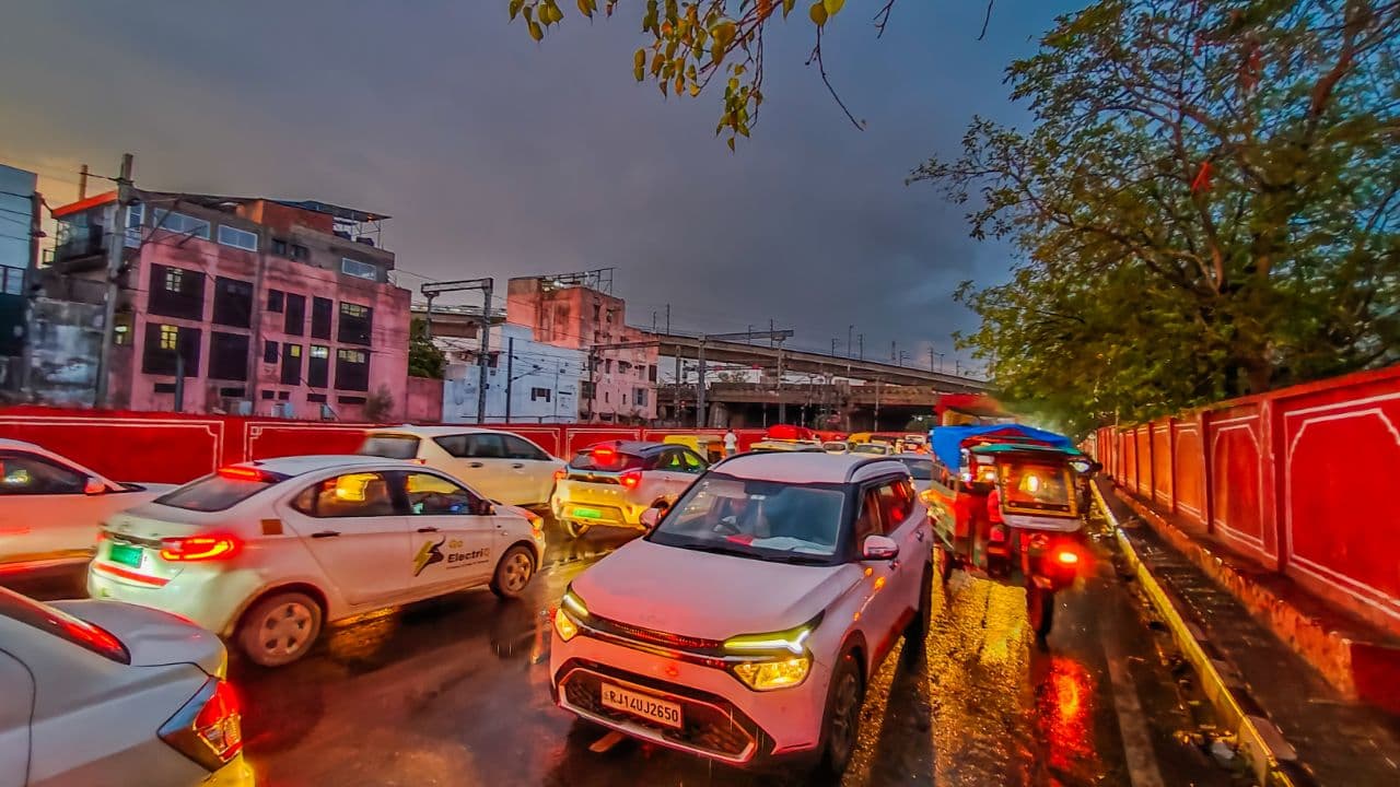 Rainy day in jaipur 