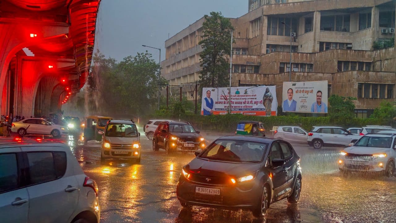Rain in jaipur 