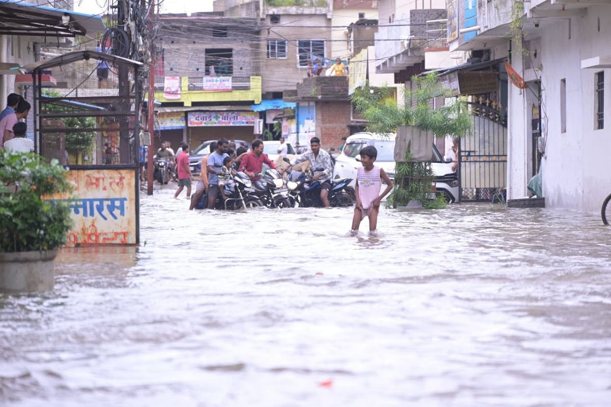 भारी बारिश का अलर्ट (फोटो सोर्स - पत्रिका)
