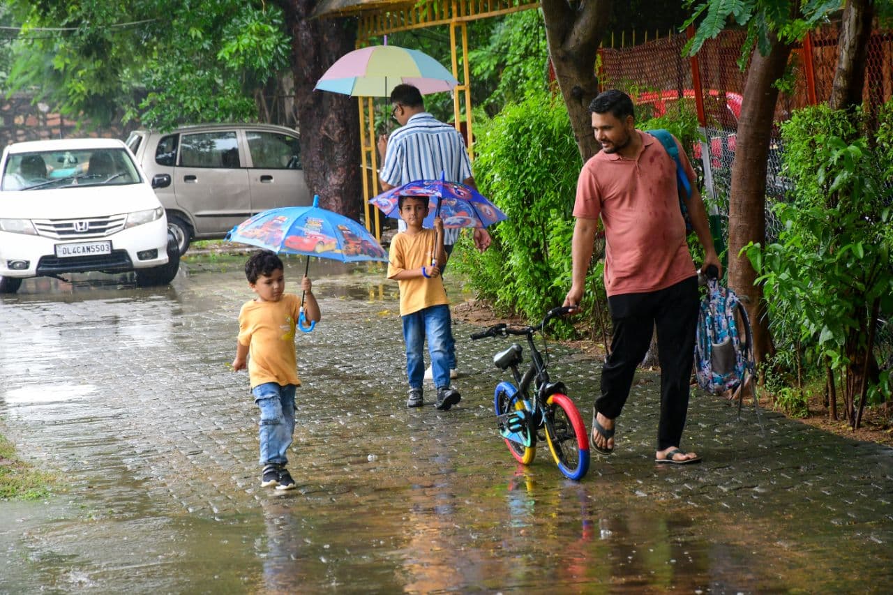 Rainy day in jaipur 