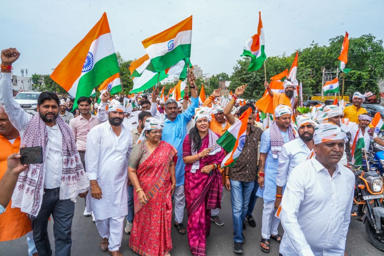 Tiranga Yatra in jaipur 