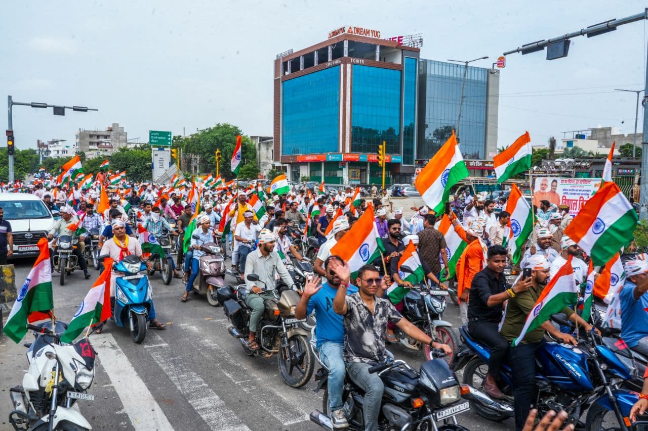 Tiranga Yatra in jaipur 