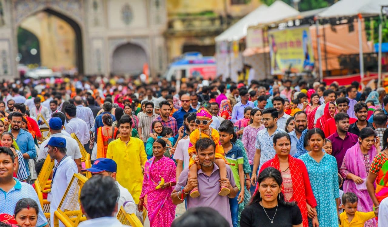 Janmastami festival at govind dev ji 