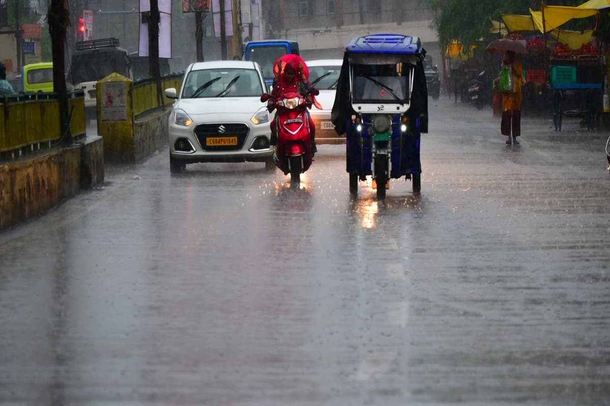 भारी बारिश की चेतावनी (फोटो सोर्स- पत्रिका) 